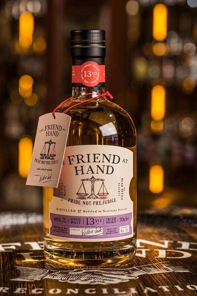 Friend At Hand Belfast pride not prejudice Whiskey
